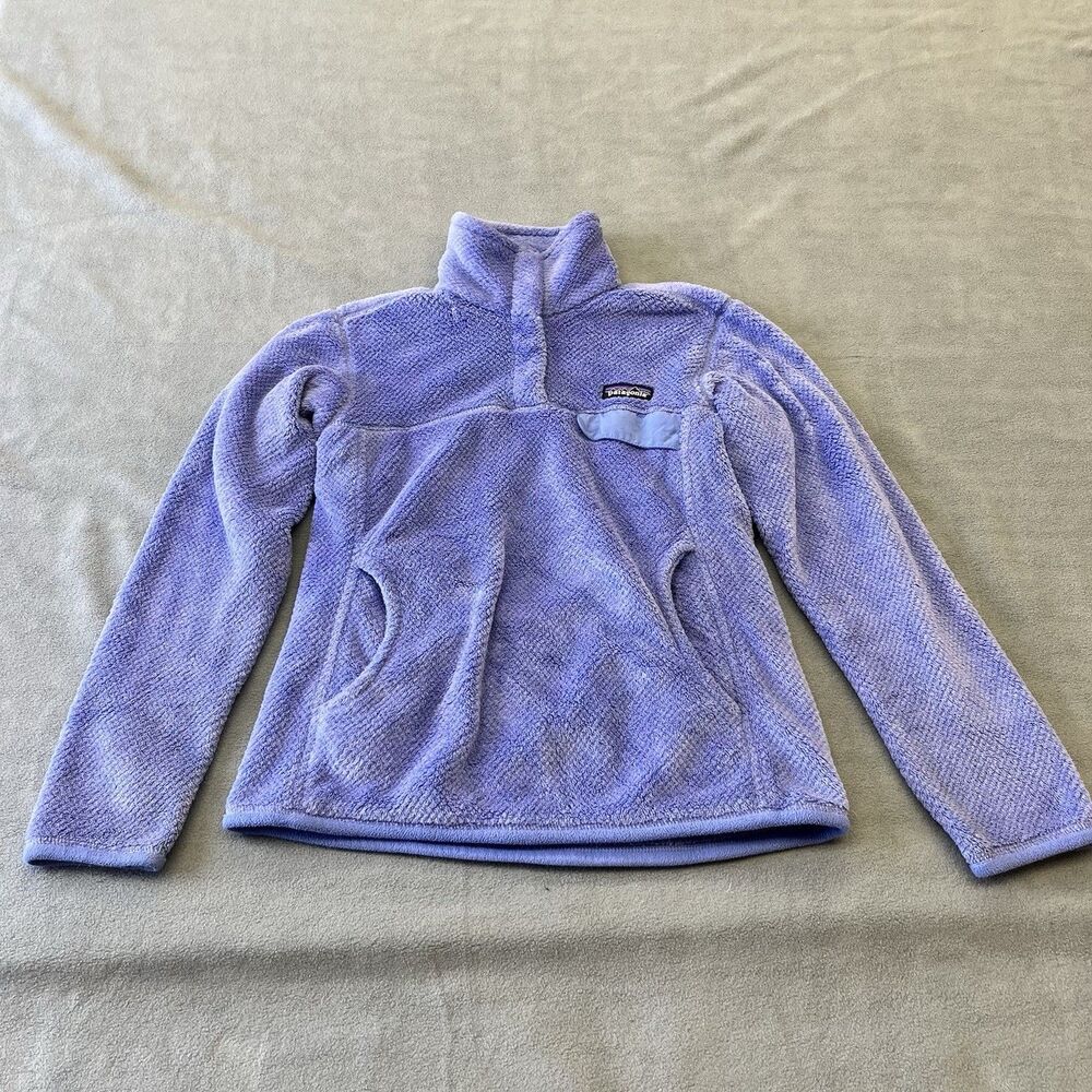 Patagonia Jacket Womens XSPurple Los Gatos Fleece Full Zip 1/4 Zip Lavender